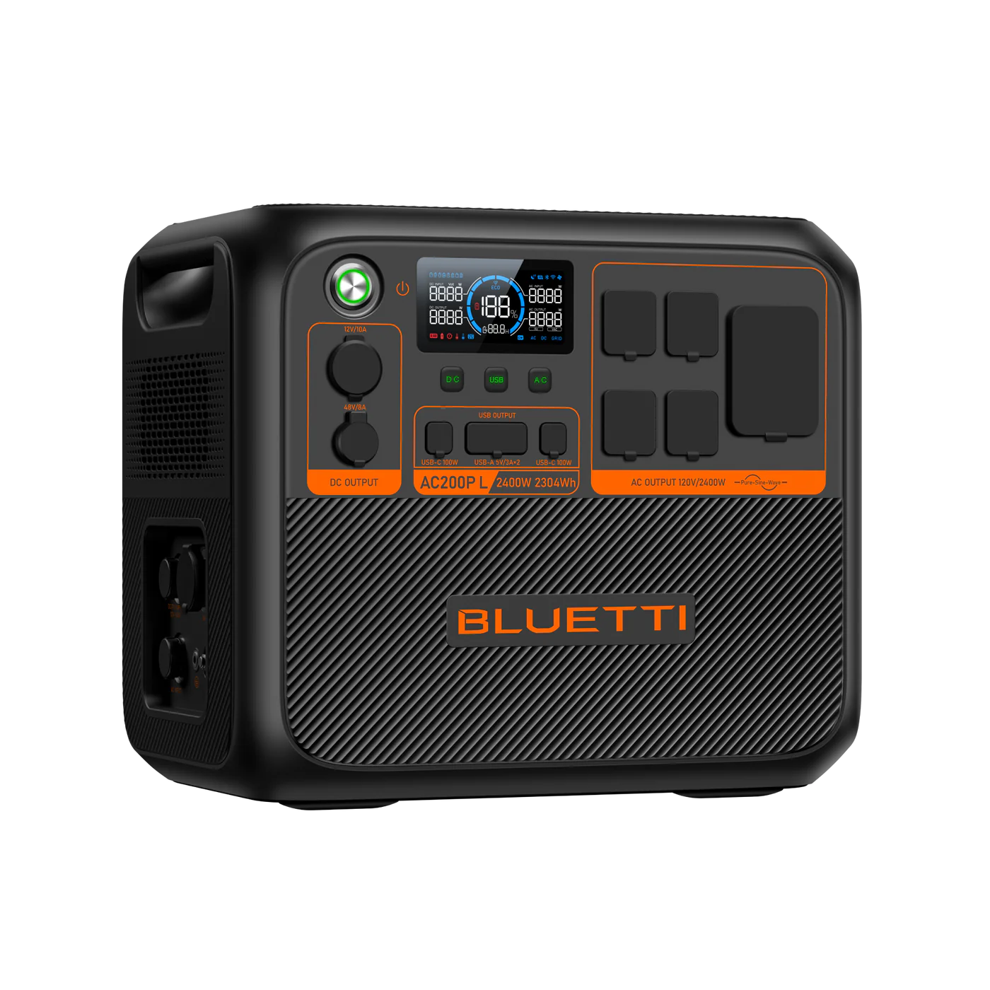 BLUETTI AC200P L Generador Solar Portátil | 2304Wh 2400W