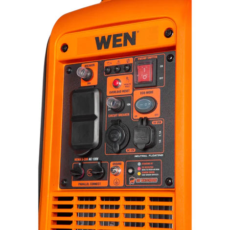 WEN 56280IX generador inverter vista en ángulo