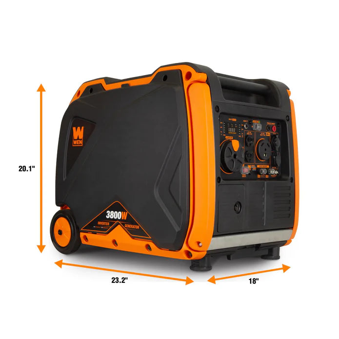 Generador 3800 watts con rueda y mango