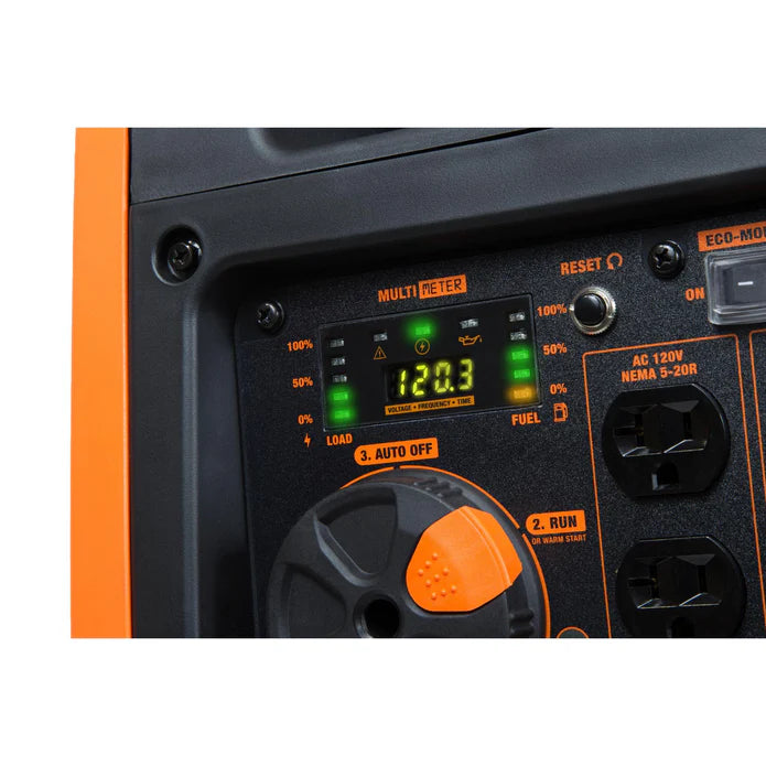 Generador 3800 watts con rueda y mango