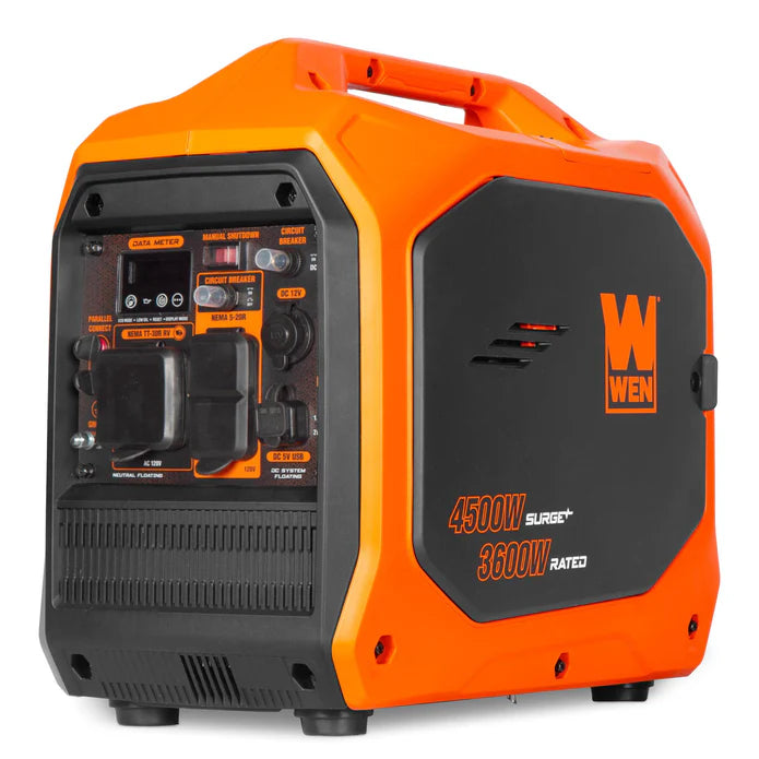 Generador WEN 4500 Watts Inverter liviano. Salida 120V.
