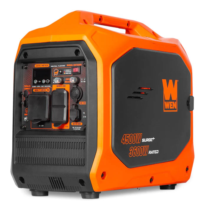 Generador WEN 4500 Watts Inverter liviano. Salida 120V.