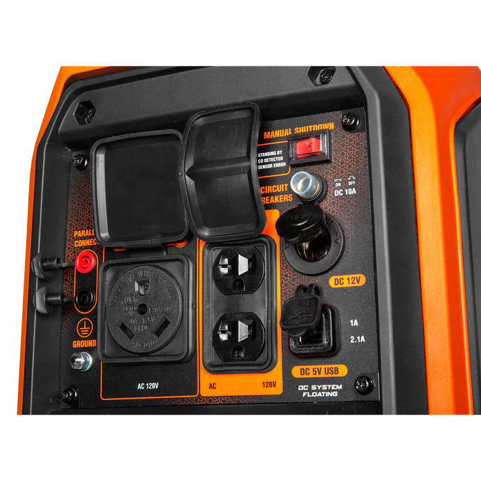 Generador WEN 4500 Watts Inverter liviano. Salida 120V.