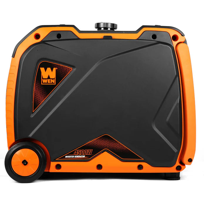 Generador WEN 4500 Watts con mangos y ruedas.