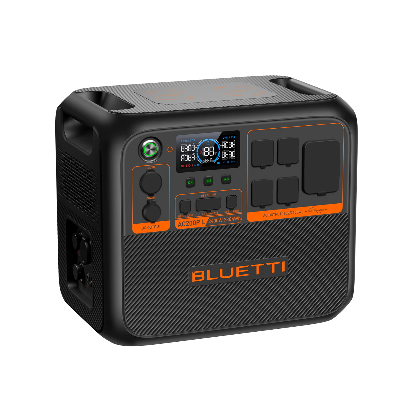 BLUETTI AC200P L Generador Solar Portátil | 2304Wh 2400W