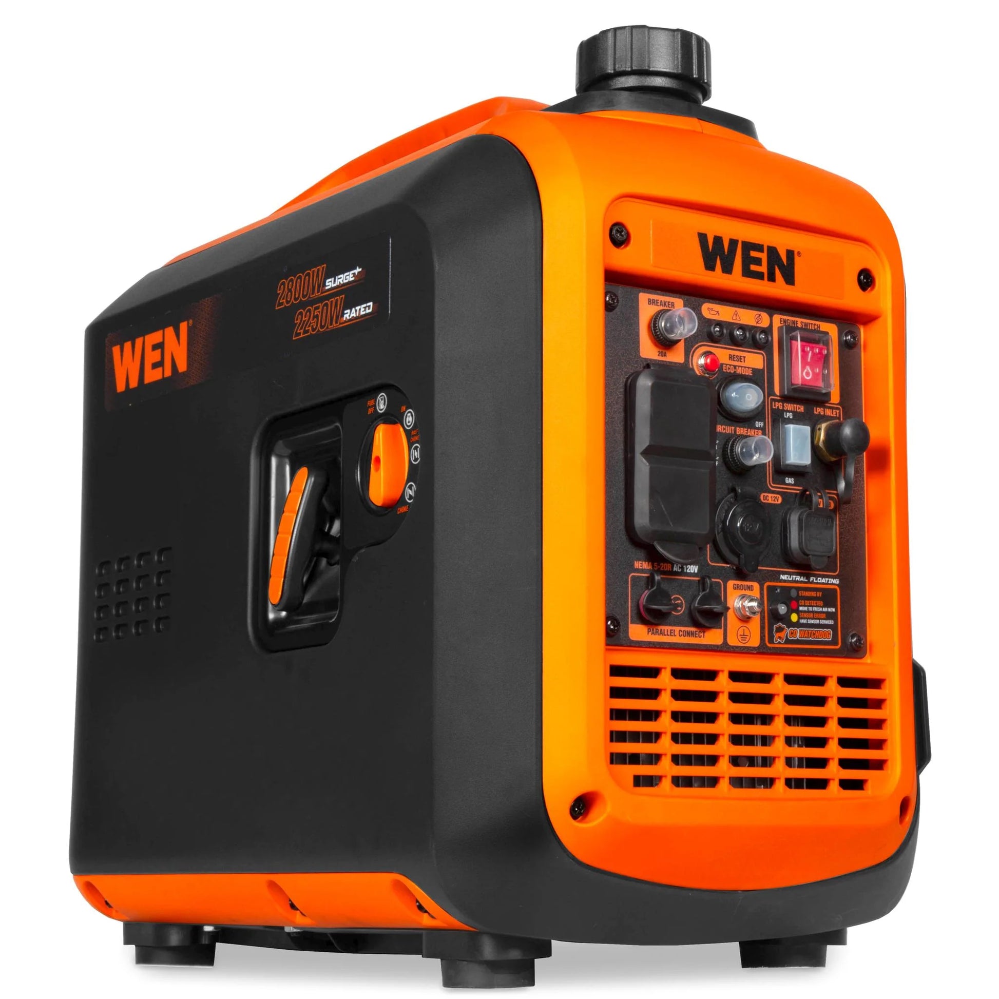 Generador dual fuel liviano 2800W WEN con salida 120V