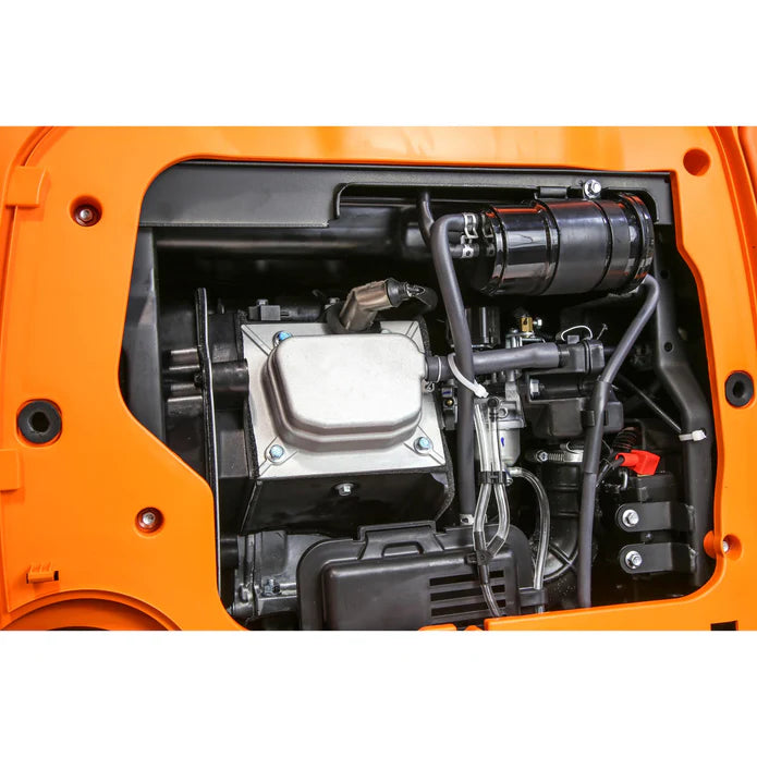 Generador 4000 Watts con mango y ruedas.