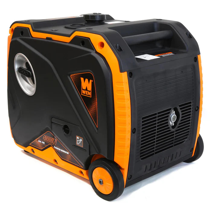 Generador 4000 Watts con mango y ruedas.