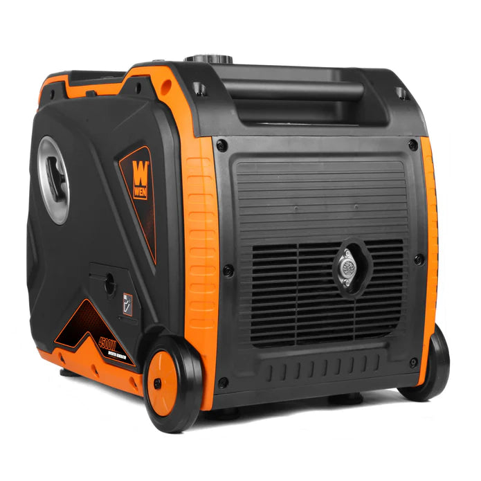 Generador Dual Fuel WEN 4500Watts con mangos y ruedas.