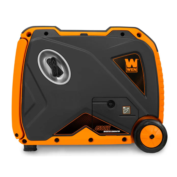 Generador Dual Fuel WEN 4500Watts con mangos y ruedas.