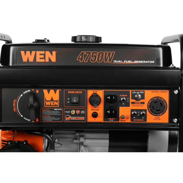 Generador wen dual fuel con switch encendedor y salida 120 V