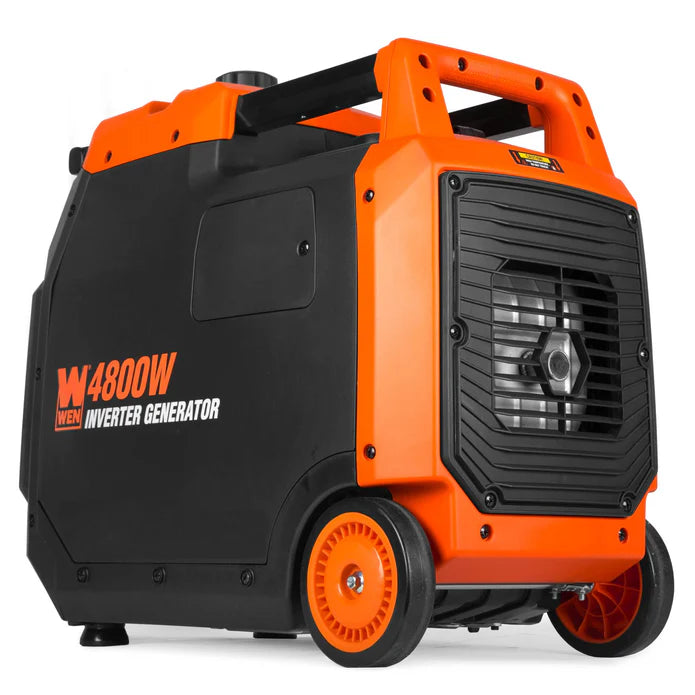 Generador WEN 4800 Watts con ruedas y mangos.