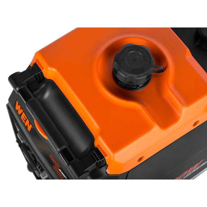 Generador WEN 4800 Watts con ruedas y mangos.