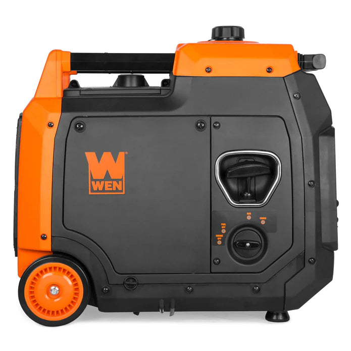 Generador WEN 4800 Watts con ruedas y mangos.