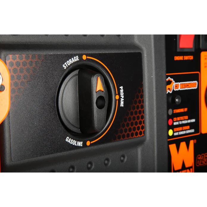 generador wen 6200W con ruedas y mango.