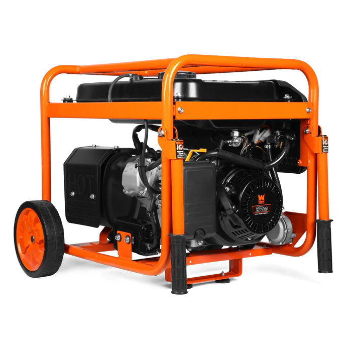 generador wen 6200W con ruedas y mango.