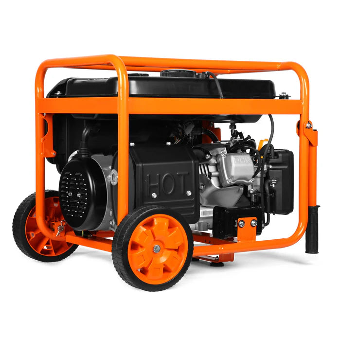 generador wen 6200W con ruedas y mango.