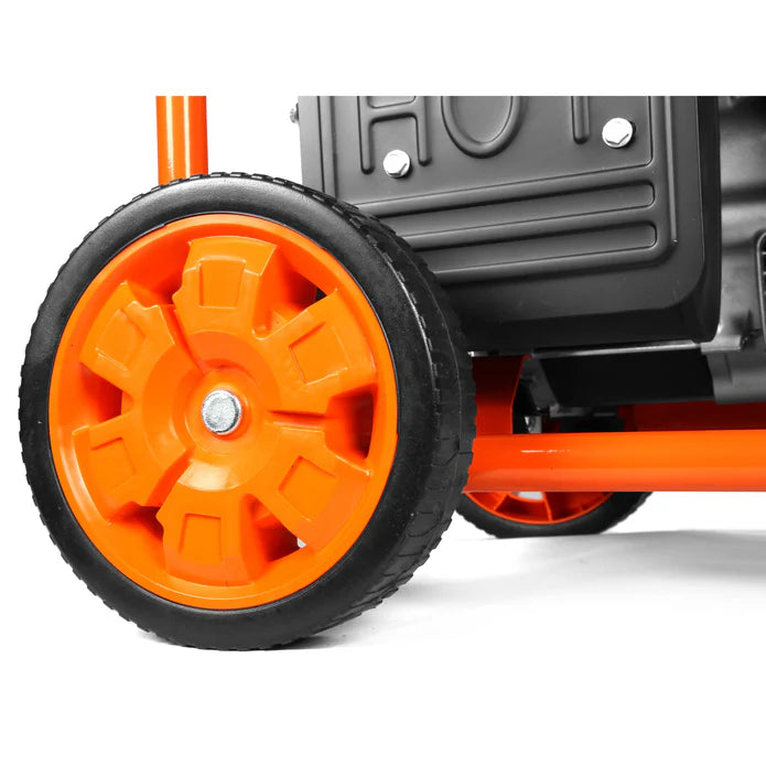 generador wen 6200W con ruedas y mango.