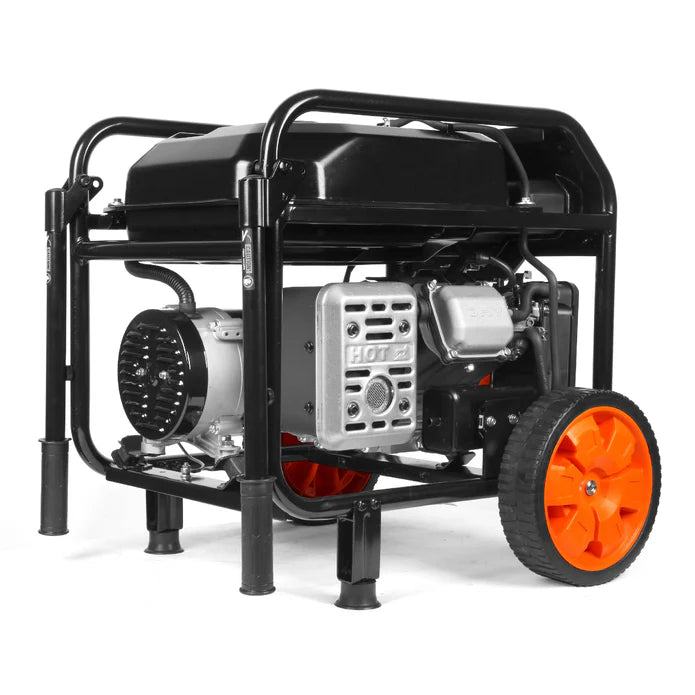 Generador WEN 5650 Watts con ruedas y mangos.