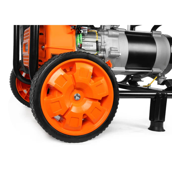 Generador WEN 5650 Watts con ruedas y mangos.
