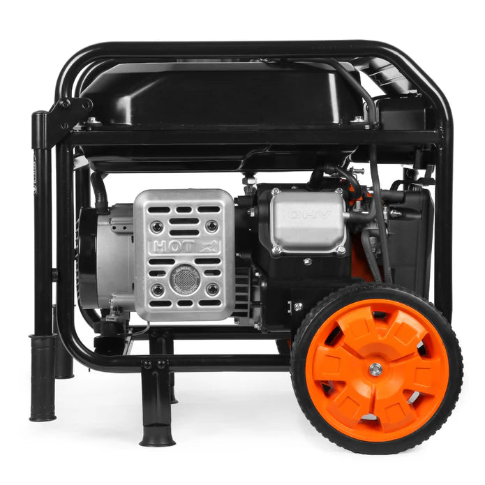 Generador WEN 5650 Watts con ruedas y mangos.