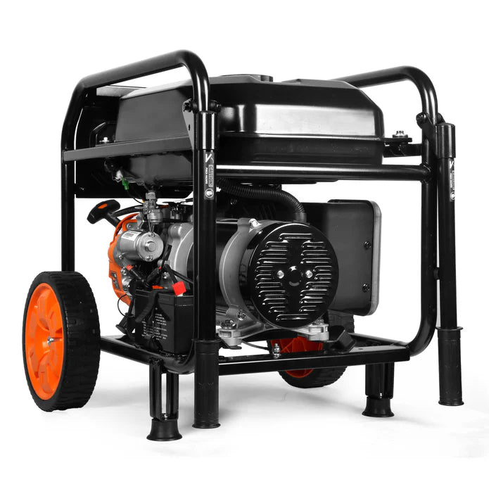 Generador WEN 6950 Watts con ruedas y mangos.