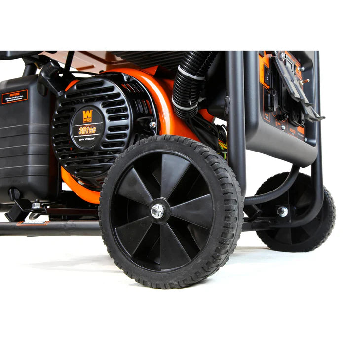 ruedas de Generador de gas WEN 6250 watts.