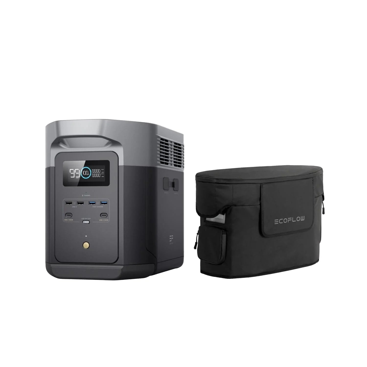 EcoFlow DELTA 2 Max Bateria Solar Portatil | 2400W 2048Wh