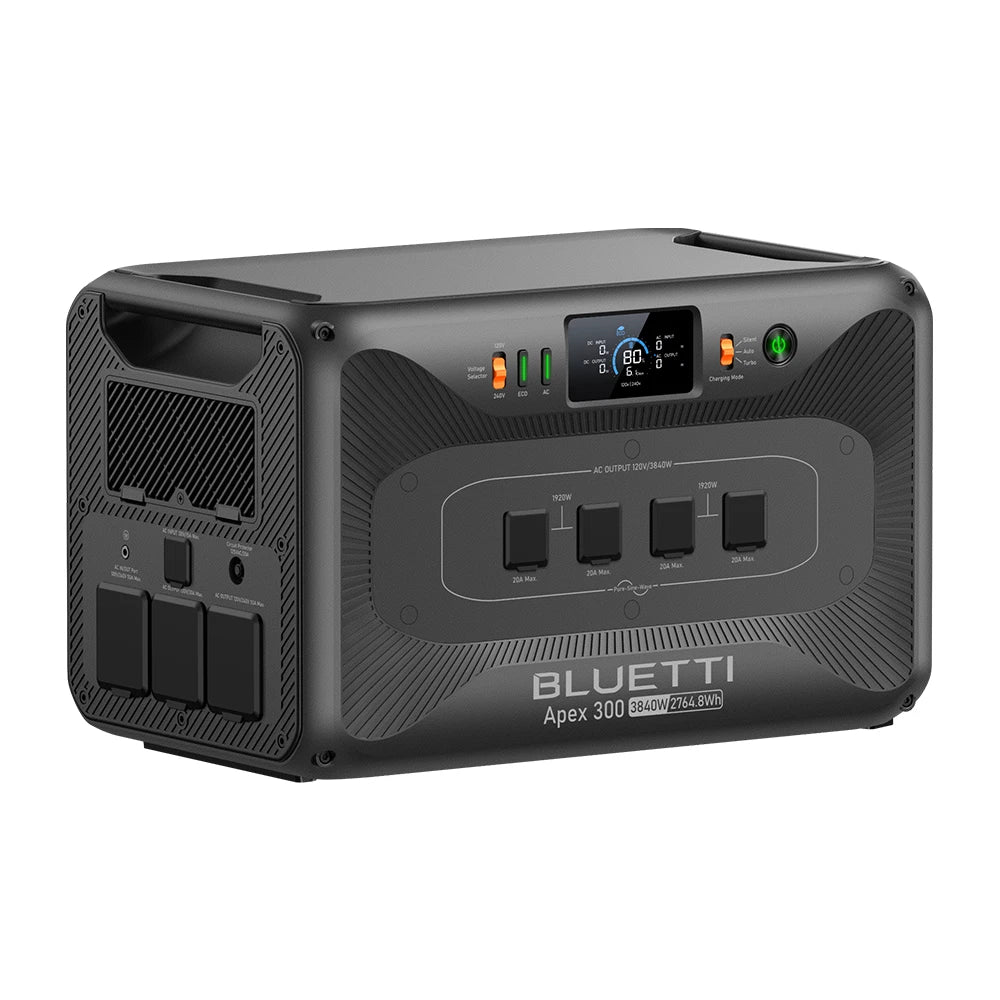 BLUETTI Apex 300 Bateria Solar Portátil 120V / 240V | 3840W 2764.8Wh
