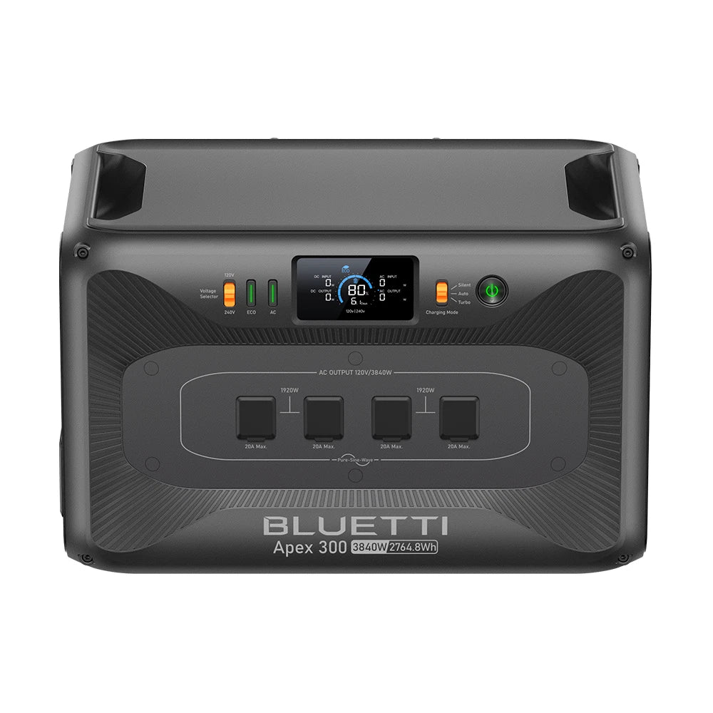 BLUETTI Apex 300 Bateria Solar Portátil 120V / 240V | 3840W 2764.8Wh