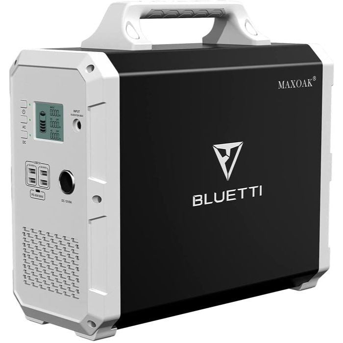 BLUETTI EB150 1500Wh Generador Solar y Estacion de Energia Portatil con  Bateria de Litio con 2 salidas AC 110 V, 1 x 45W PD, 4 x USB-A 1200W