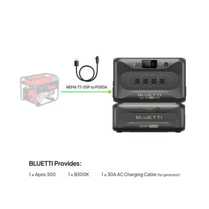 BLUETTI Apex 300 Bateria Solar Portátil 120V / 240V | 3840W 2764.8Wh