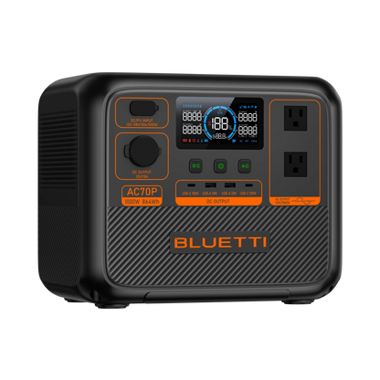 Generador solar vista angular, modelo AC70P
