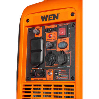 WEN 56280IX generador inverter vista en ángulo