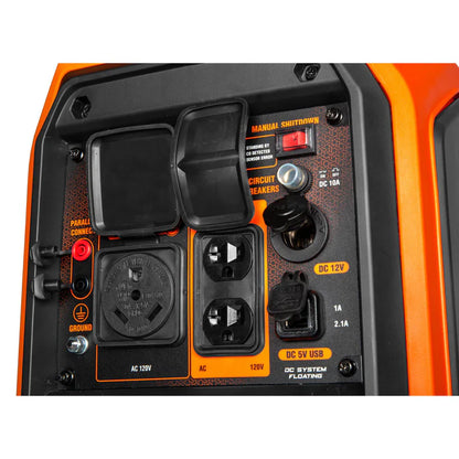 Generador WEN 4500 Watts Inverter liviano. Salida 120V.