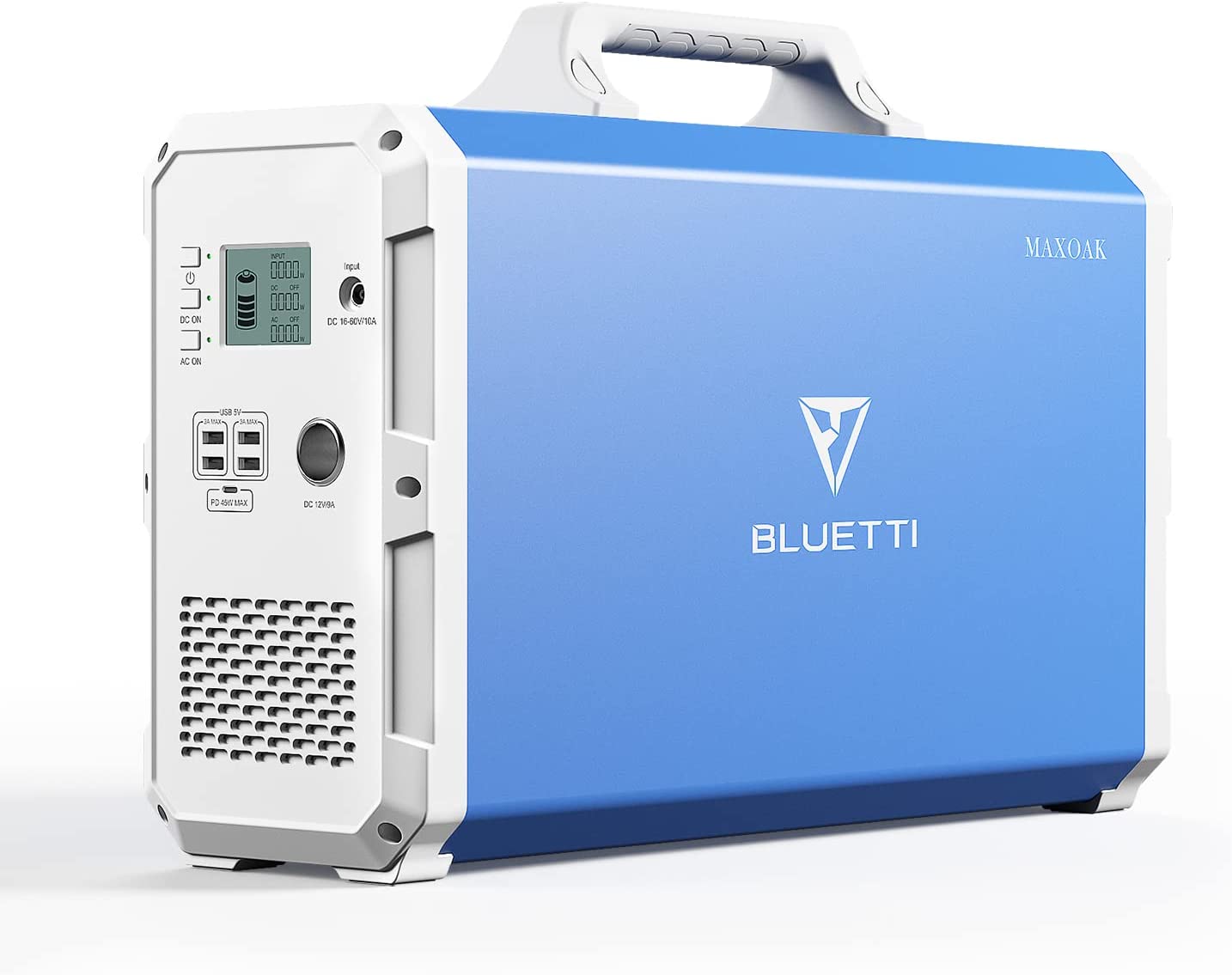 BLUETTI EB240 2400Wh Generador Solar y Estacion de Energia Portatil con Bateria Litio con 2 salidas de AC 110 V, 1 x 45W PD, 4 x USB-A 1000W/1200W.