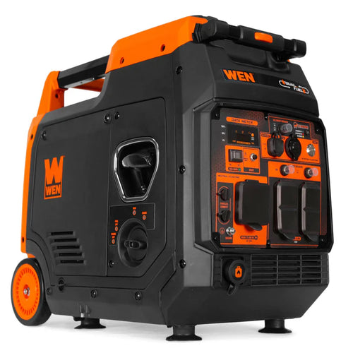 WEN DF480iX 4800W Generador Inverter 120V | Dual Fuel, Silencioso, Portátil, Arranque Eléctrico y con CO Watchdog