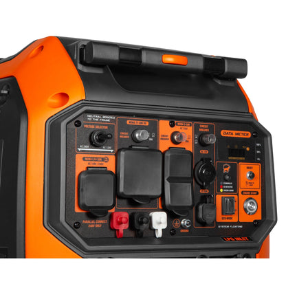 WEN DF680IX generador inverter vista en ángulo
