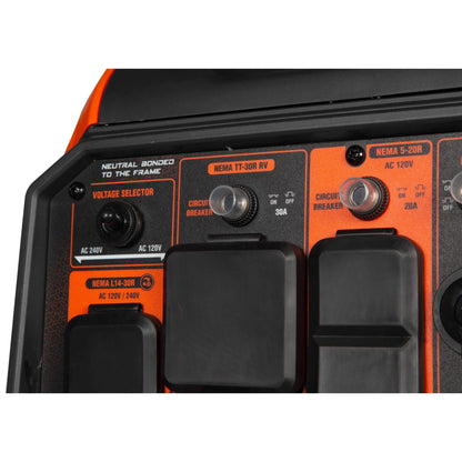 WEN DF680IX generador inverter vista en ángulo