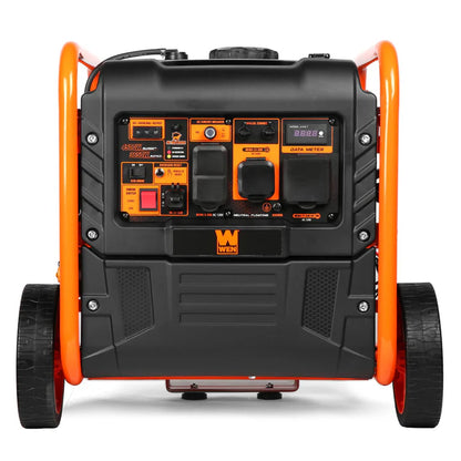Generador Wen Dual Fuel 4500 con ruedas y mangos. Salidas 120v.