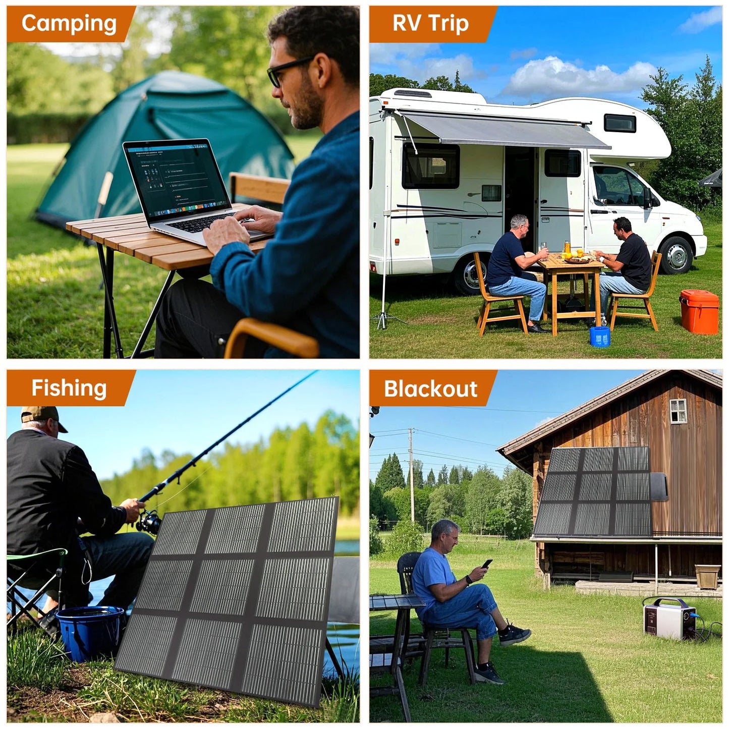 Panel Solar Plegable 200W LVYUAN