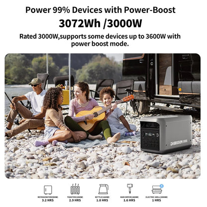 Dabbsson 3000L Bateria Solar Portatil | 3000W 3072Wh